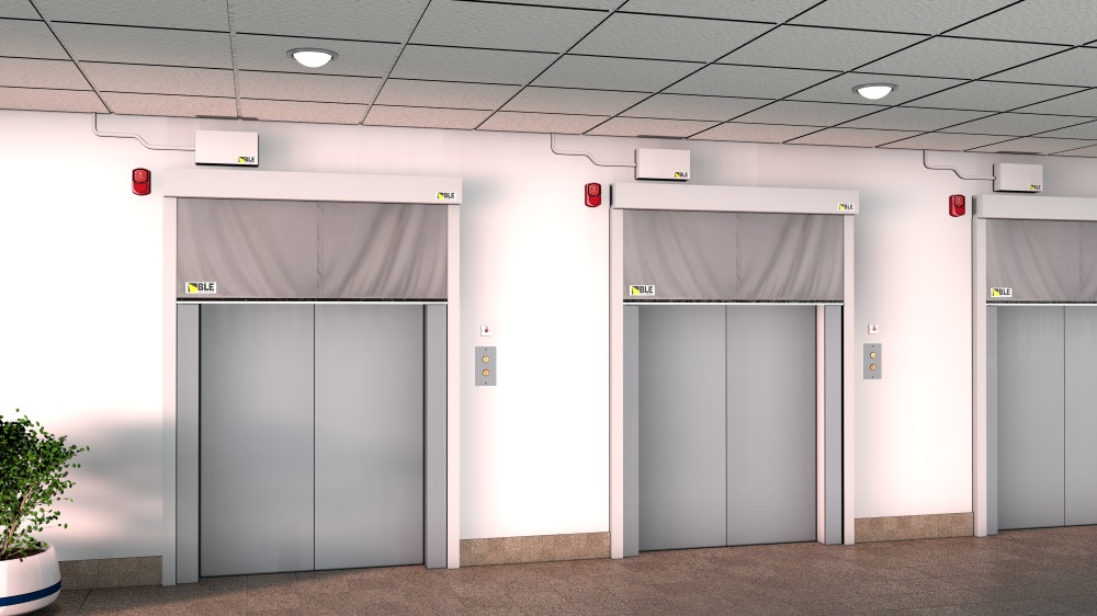 What are the benefits of having a fire curtain at your office?