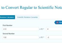 Tool to Convert Regular to Scientific Notation