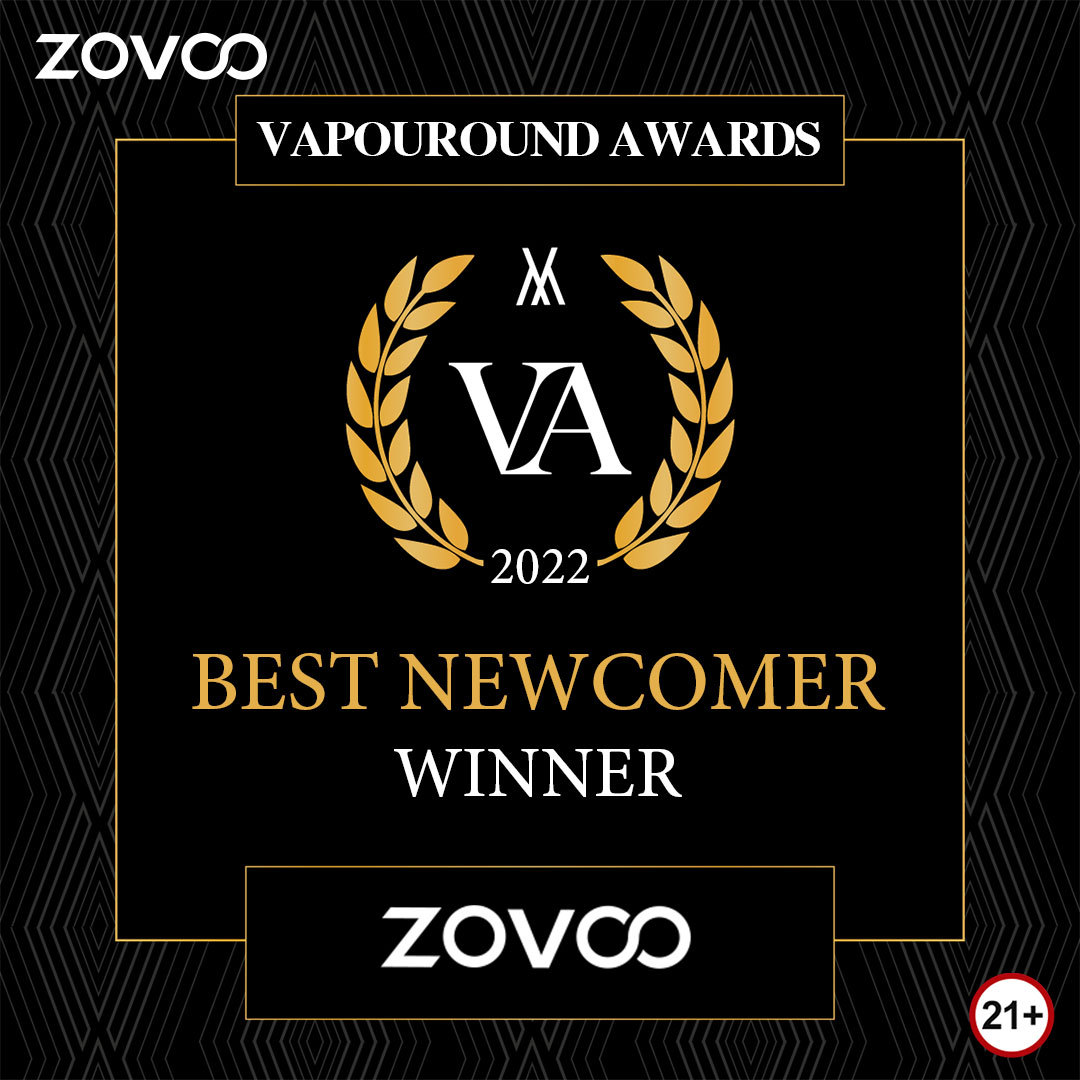 ZOVOO won the Best New Comer of Vapouround Awards 2022