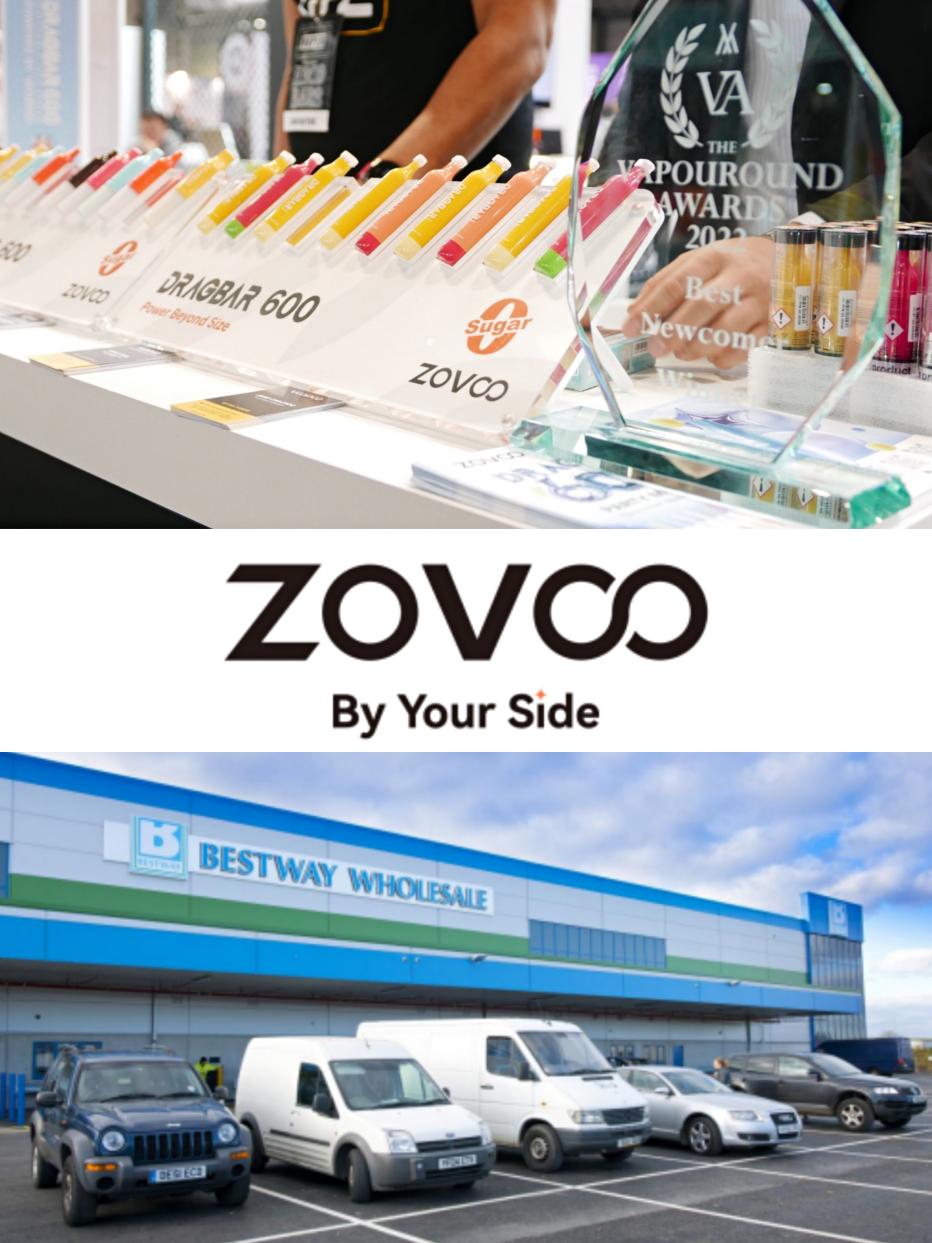 ZOVOO DRAGBAR disposable vape POWERED BY VOOPOO to hit Bestway UK