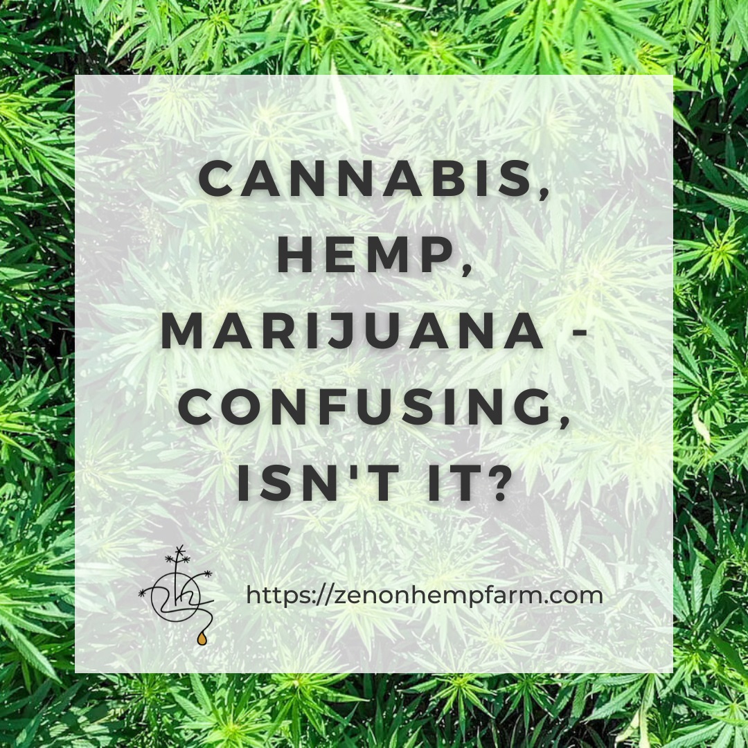 Why are the word hemp, cannabis, and marijuana still confusing many people?