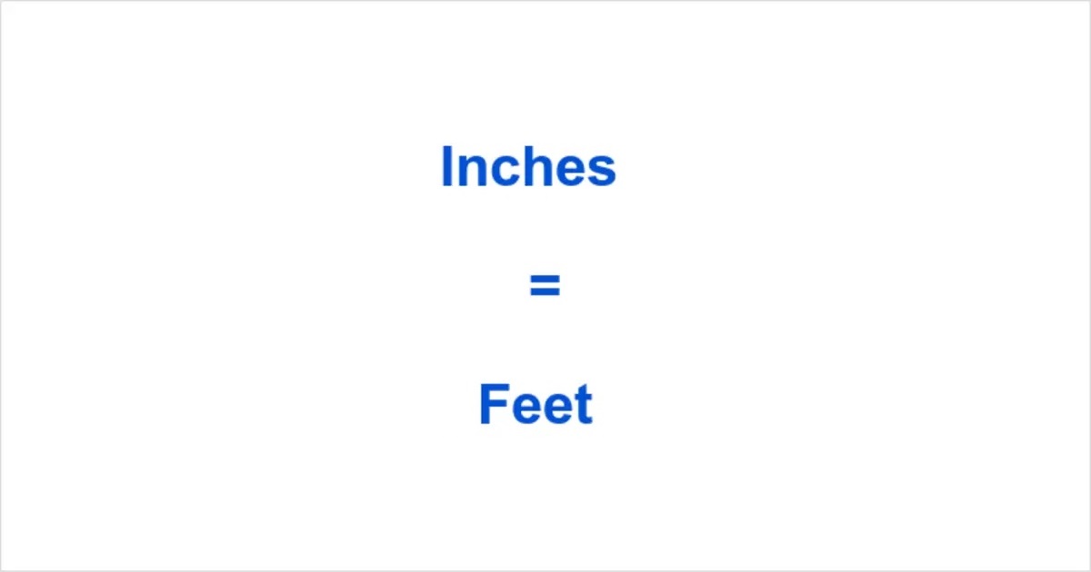 how long is 46 inches in feet