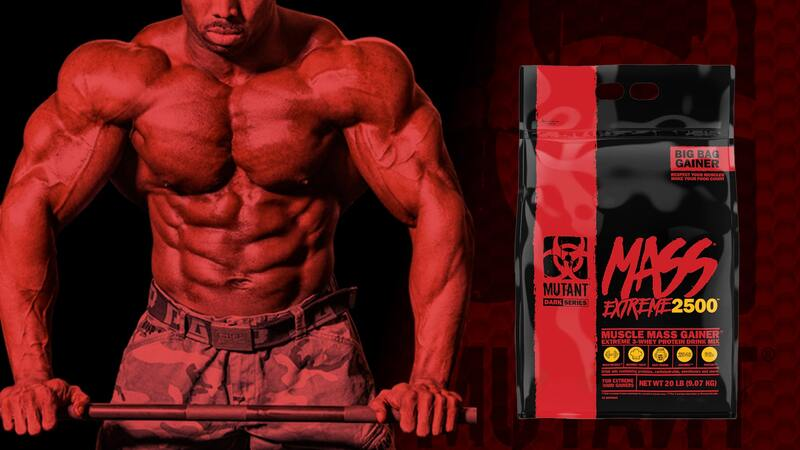 Mutant Mass Extreme 2500: An Efficient Formula for Skinny Warriors Ready to Pack on Powerful Muscle!