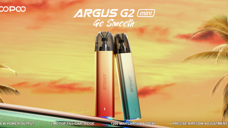 Lead to a New Era of Pod: Meet with VOOPOO ARGUS Pod Family’s New Member ARGUS G2 mini in the UK