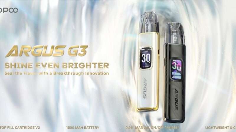 VOOPOO Unveils the Outshining ARGUS G3—A Revolutionary POD Device with Innovative Cartridge