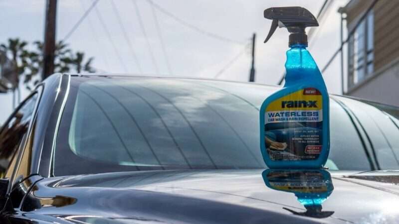 Rain repellent for vehicle