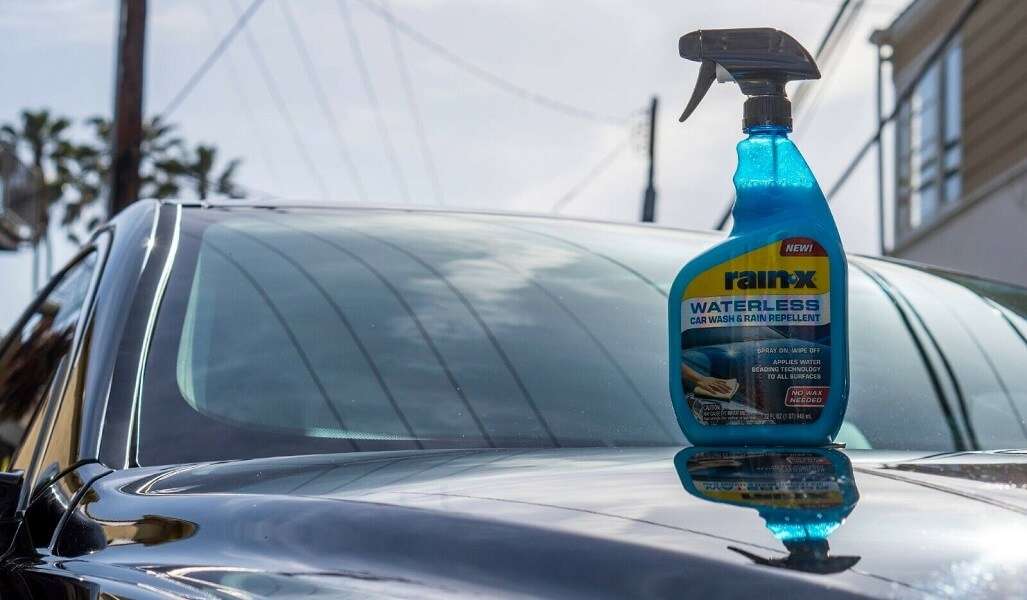 Rain repellent for vehicle